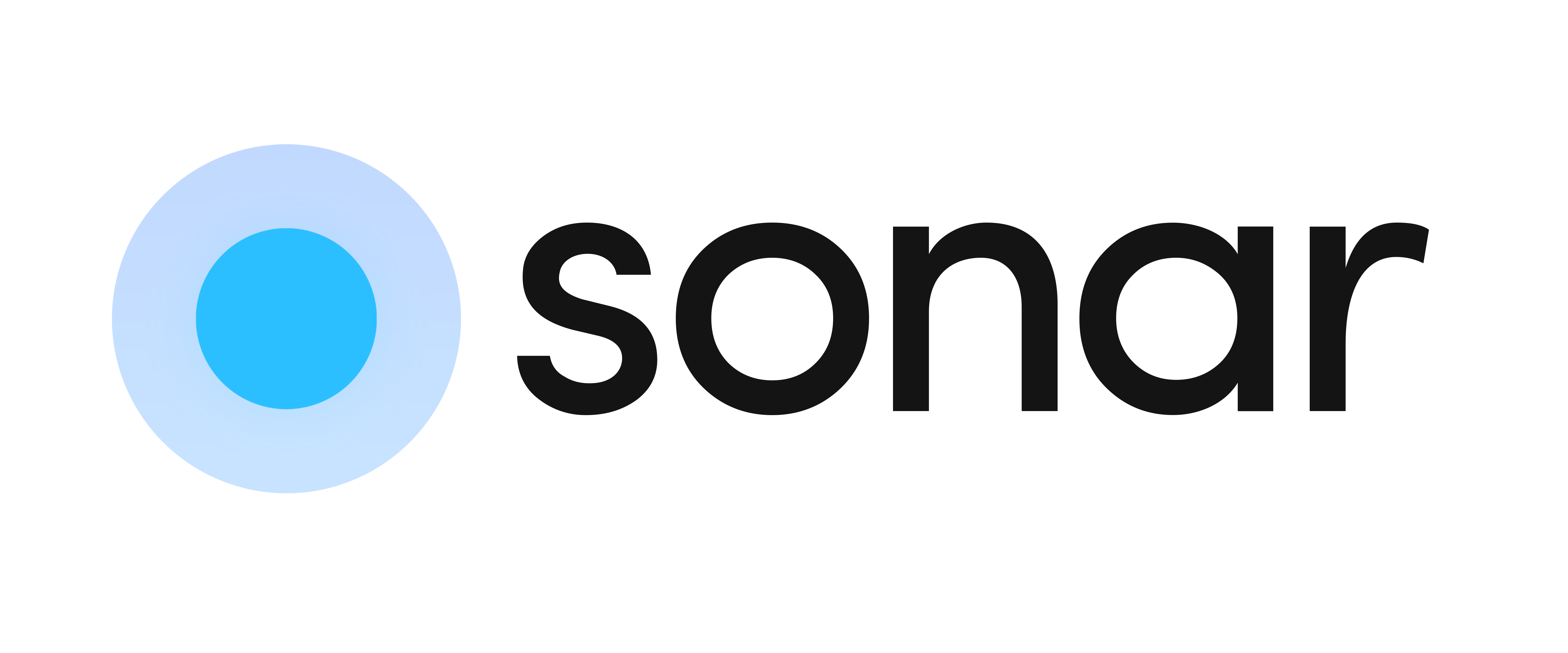 New Sonar Logo - Black
